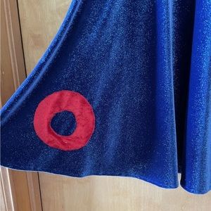 Phish donut sparkly skirt with pockets *Not Pollock*